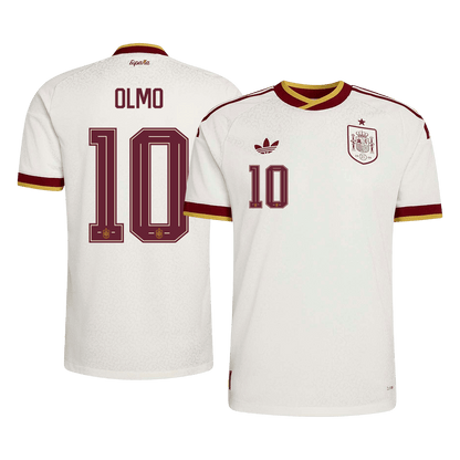 OLMO #10 Spain Uit Spelersversie Voetbalshirt WK Voetbal 2026 - Slim Fit