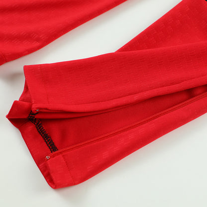 Germany Joggingpak met rit Set(top+broek) 2026 White