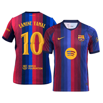LAMINE YAMAL #10 Heren Barcelona thuisshirt 2026/27 - UCL