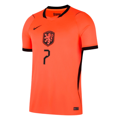 XAVI #7 Heren Netherlands Thuis Voetbalshirt WK Voetbal 2026