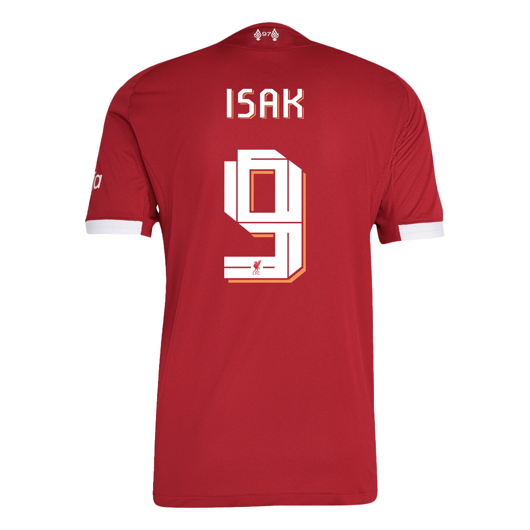 ISAK #9 Liverpool Thuis Spelersversie Voetbalshirt 2025/26 - Slim Fit