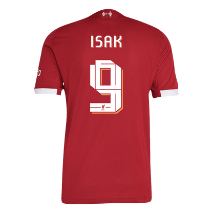ISAK #9 Liverpool Thuis Spelersversie Voetbalshirt 2025/26 - Slim Fit