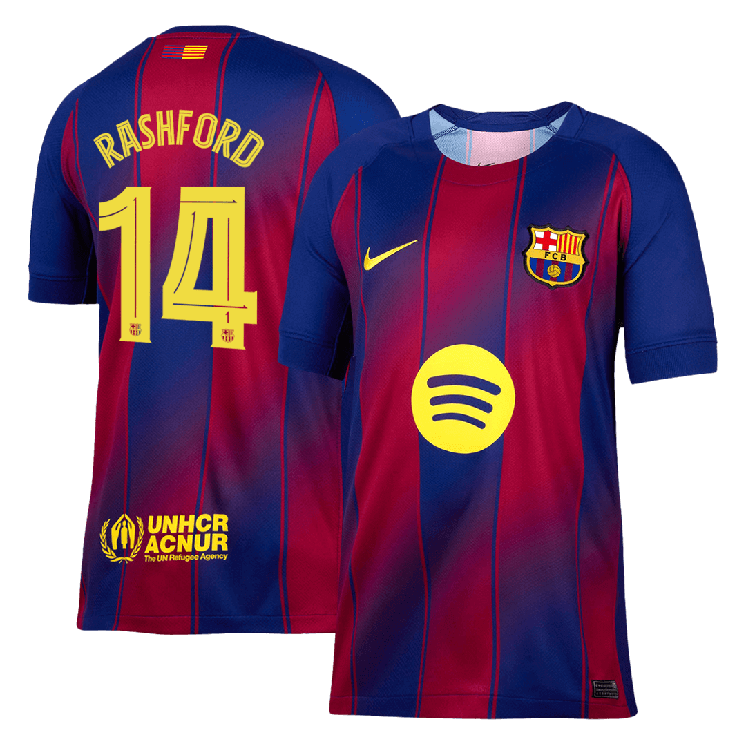 RASHFORD #14 Heren Barcelona Thuis Voetbalshirt 2025/26 - UCL [PREMIUM]