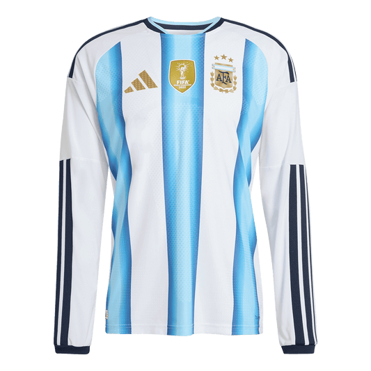 Argentina Thuis Spelersversie Lange Mouwen Voetbalshirt 2026 - Slim Fit