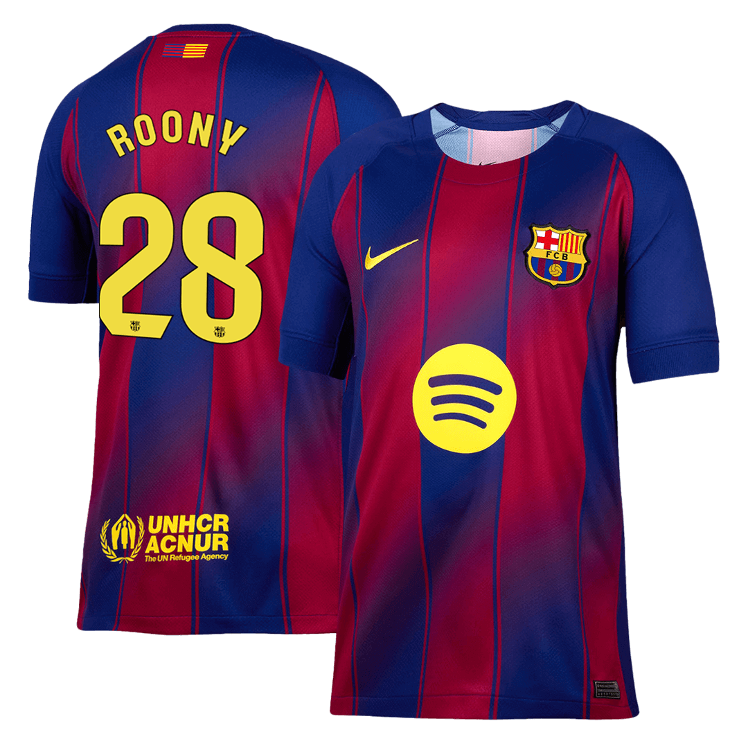 ROONY #28 Heren Barcelona Thuis Voetbalshirt 2025/26 [PREMIUM]
