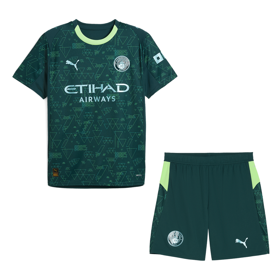 Manchester City Vierde Uitshirt Set 2025/26