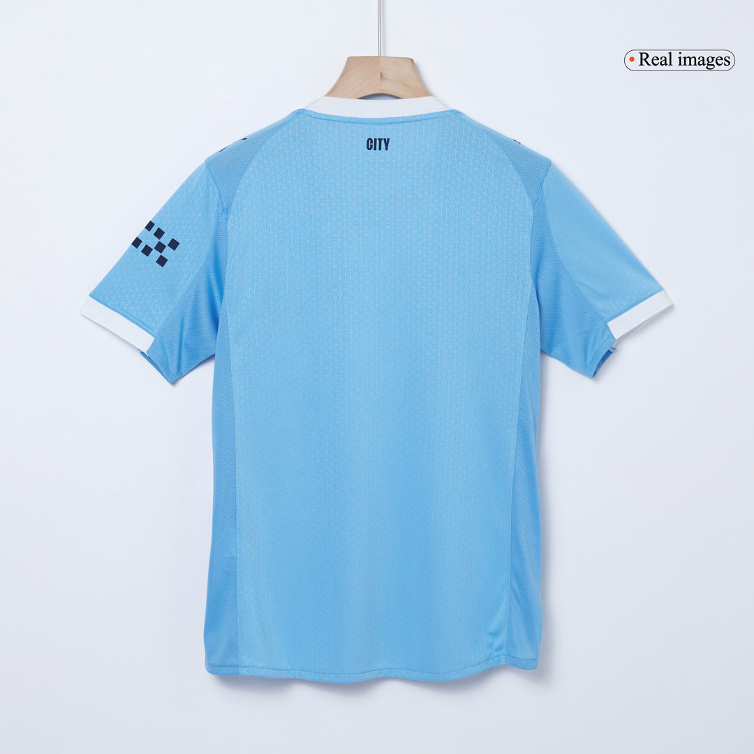 Manchester City Thuis Spelersversie Voetbalshirt 2025/26 - Slim Fit