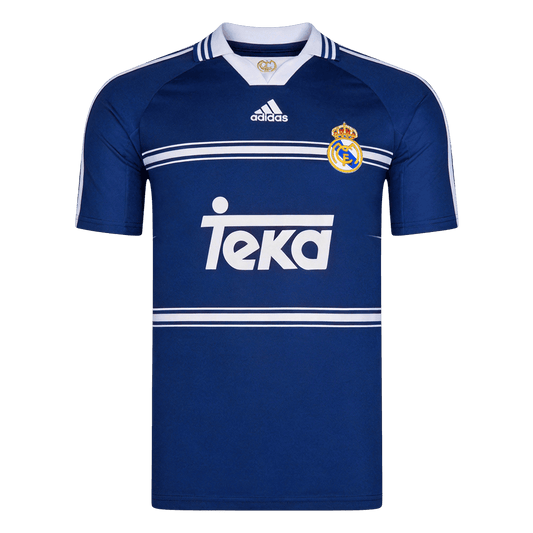Retro Real Madrid Uit Voetbalshirt 1998/99 - voorkant