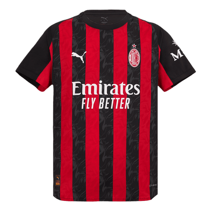 AC Milan Thuis Spelersversie Voetbalshirt 2025/26 - Slim Fit