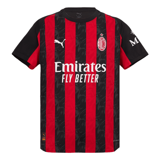 AC Milan Thuis Spelersversie Voetbalshirt 2025/26 - Slim Fit