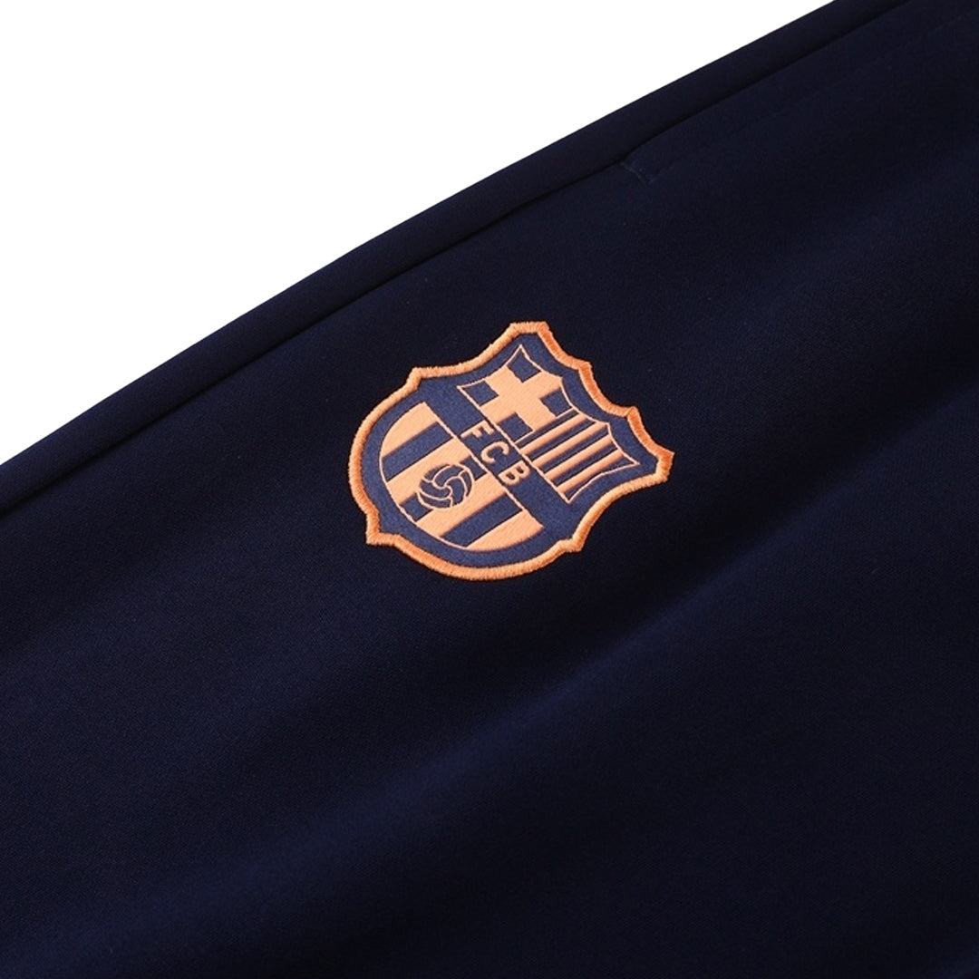Barcelona Trainingsjack Set(Jas+Broek) 2025/26 Navy&Orange