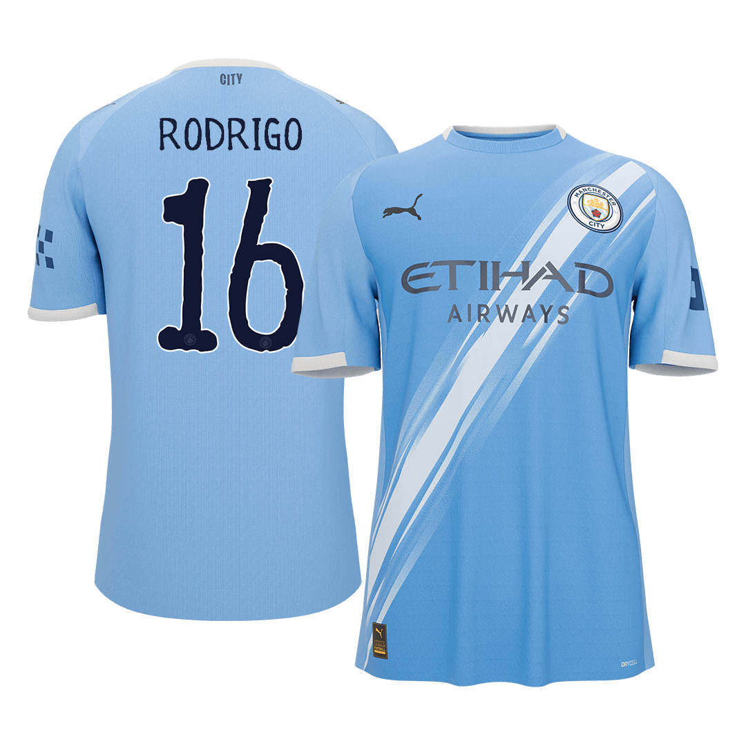 RODRIGO #16 Heren Manchester City Thuis Voetbalshirt 2025/26 - Club World Cup [PREMIUM]