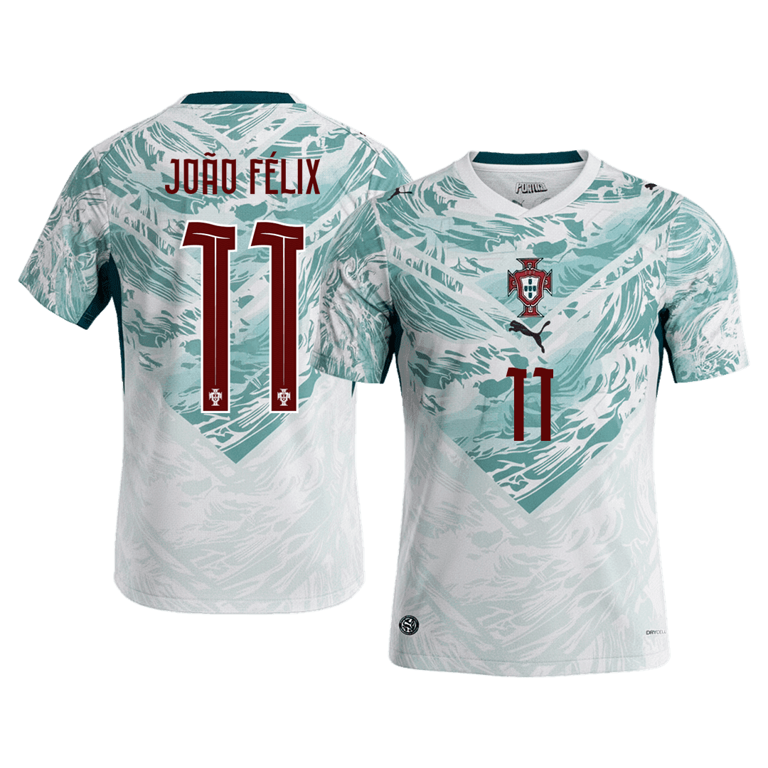 JOÃO FÉLIX #11 Heren Portugal Uit Voetbalshirt WK Voetbal 2026