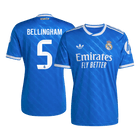 BELLINGHAM #5 Heren Real Madrid Derde Voetbalshirt 2025/26