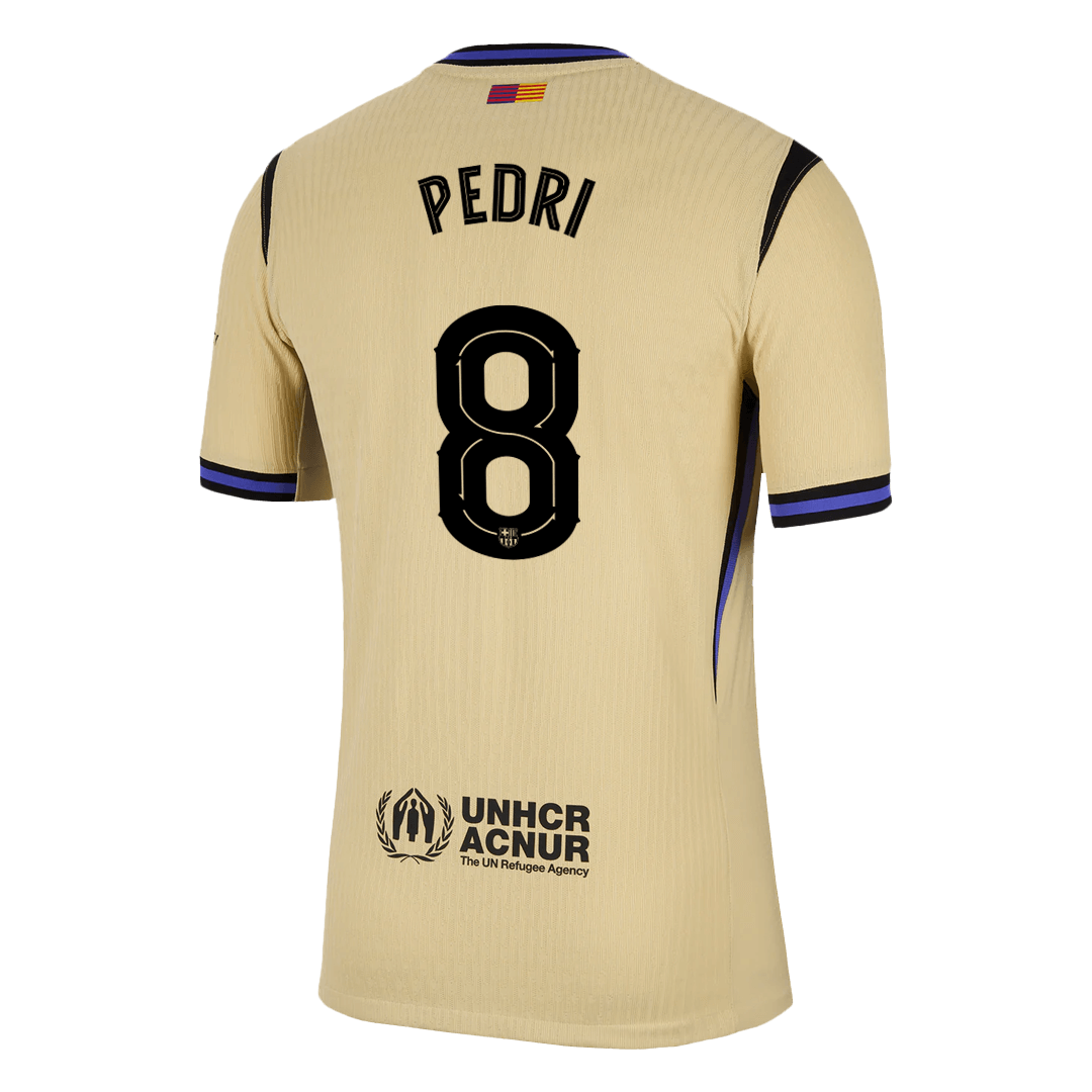 PEDRI #8 Barcelona Uit Spelersversie Voetbalshirt 2025/26 - Slim Fit