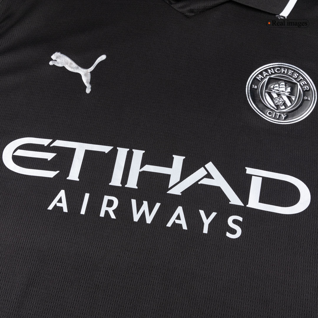 Heren Manchester City Uit Lange Mouwen Voetbalshirt 2025/26