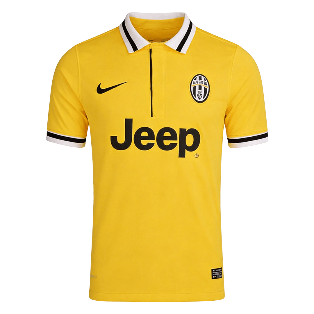 CHIELLINI #3 Retro Juventus Uit Voetbalshirt 2013/14 - achterkant
