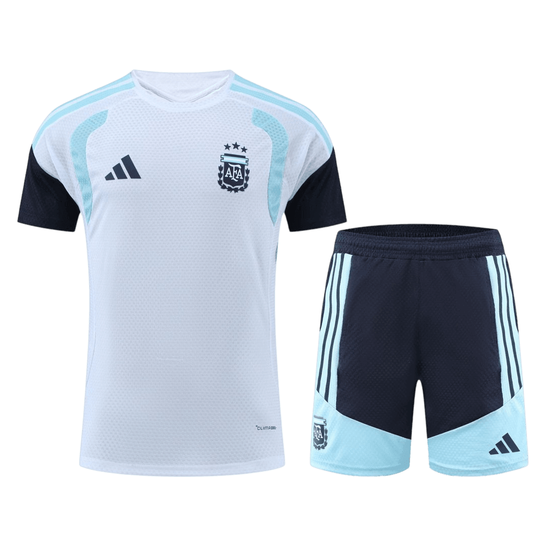 Argentina Pre-Match Spelersversie Set WK Voetbal 2026 - Slim Fit - voorkant