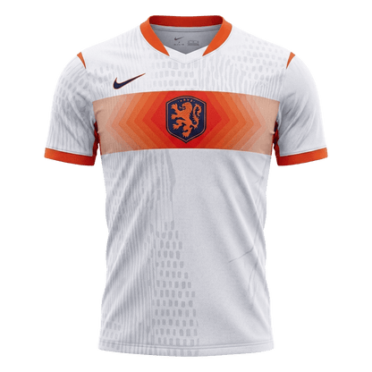 Netherlands Uit Spelersversie Voetbalshirt WK Voetbal 2026 - Slim Fit - voorkant