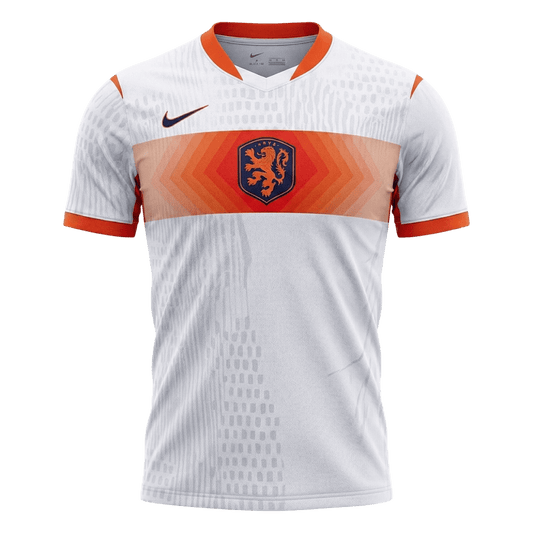 Netherlands Uit Spelersversie Voetbalshirt WK Voetbal 2026 - Slim Fit - voorkant