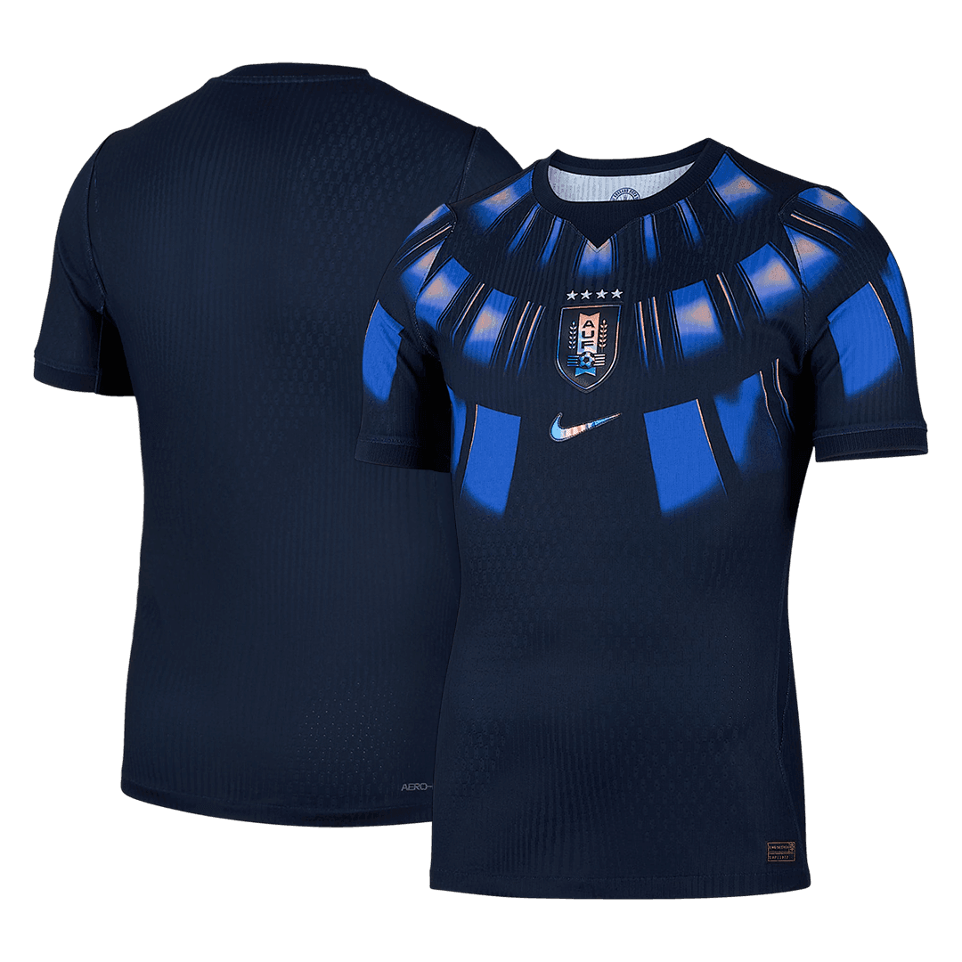 Uruguay Uit Spelersversie Voetbalshirt WK Voetbal 2026 - Slim Fit - achterkant