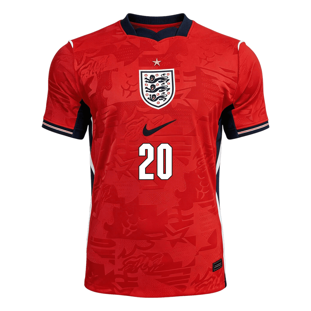 PALMER #20 England Uit Spelersversie Voetbalshirt WK Voetbal 2026 - Slim Fit - extra