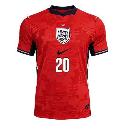 PALMER #20 England Uit Spelersversie Voetbalshirt WK Voetbal 2026 - Slim Fit - extra