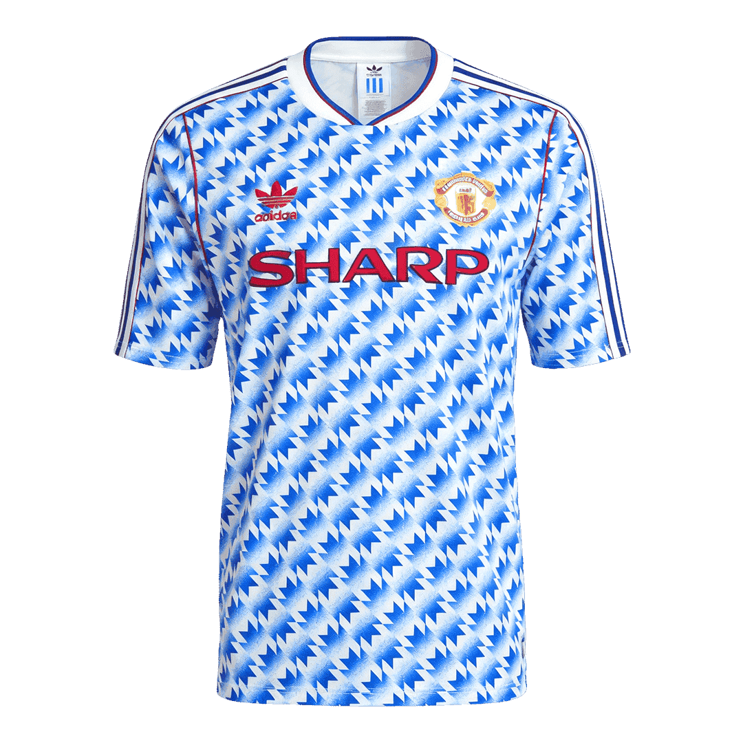 Retro Manchester United Uit Voetbalshirt 1990/92 - voorkant