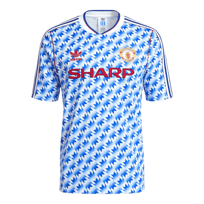 Retro Manchester United Uit Voetbalshirt 1990/92 - voorkant