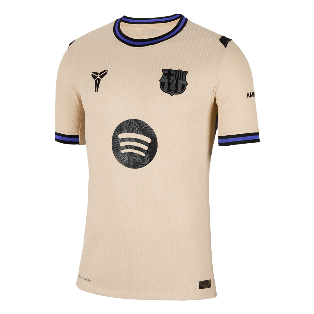 LAMINE YAMAL #10 Barcelona Uit Spelersversie Voetbalshirt 2025/26 - Slim Fit