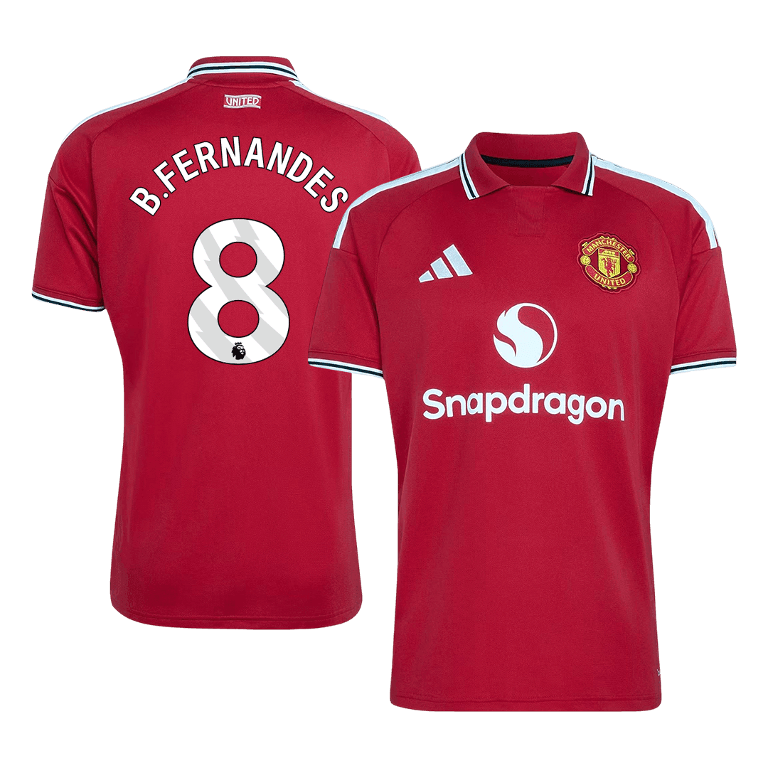 B.FERNANDES #8 Heren Manchester United Thuis Voetbalshirt 2026/27