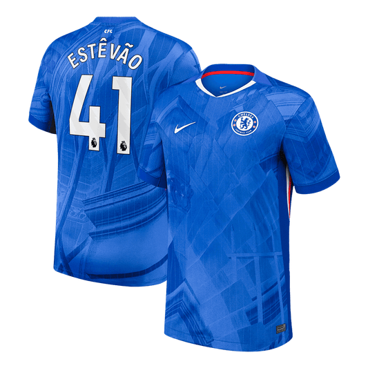 ESTÊVÃO #41 Heren Chelsea Thuis Voetbalshirt 2025/26 [PREMIUM]