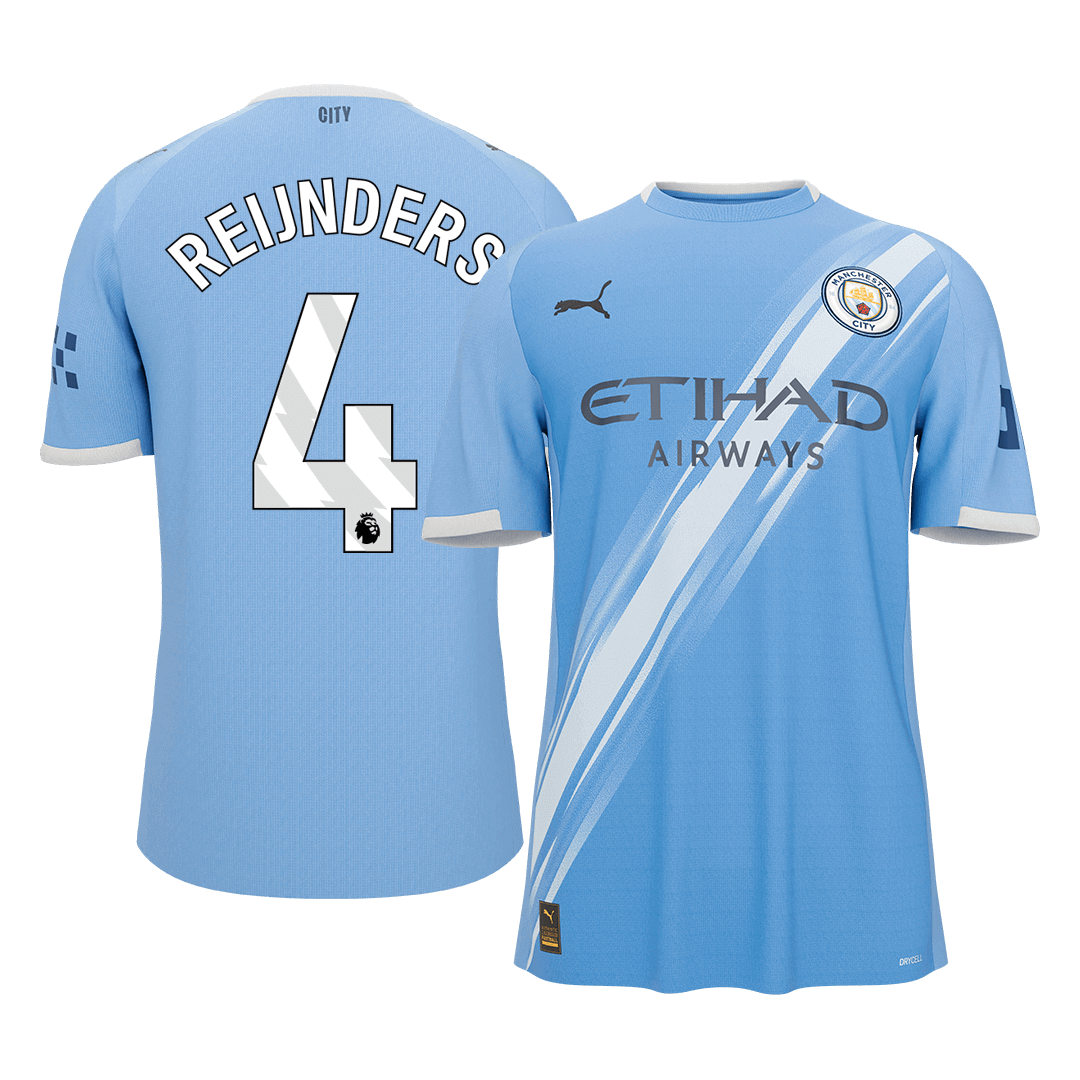 REIJNDERS #4 Heren Manchester City Thuis Voetbalshirt 2025/26 [PREMIUM]