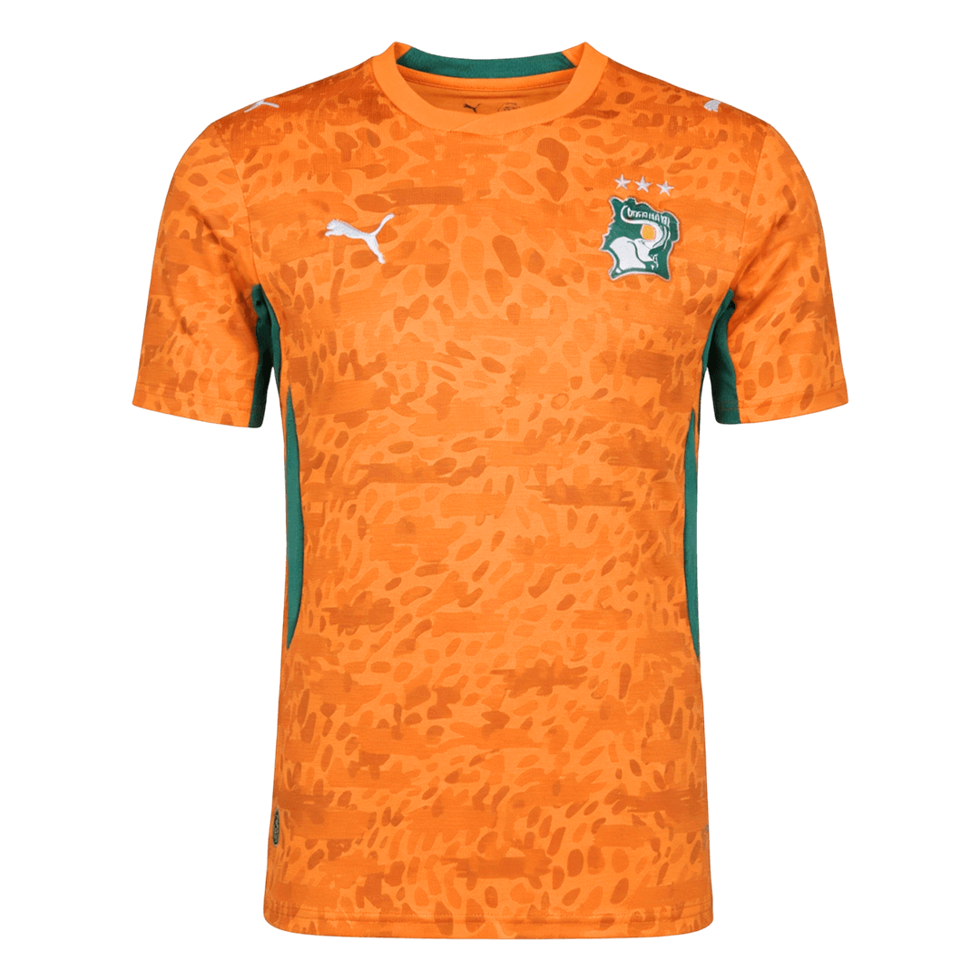 Heren Côte d'Ivoire Thuis Voetbalshirt WK Voetbal 2026 - voorkant