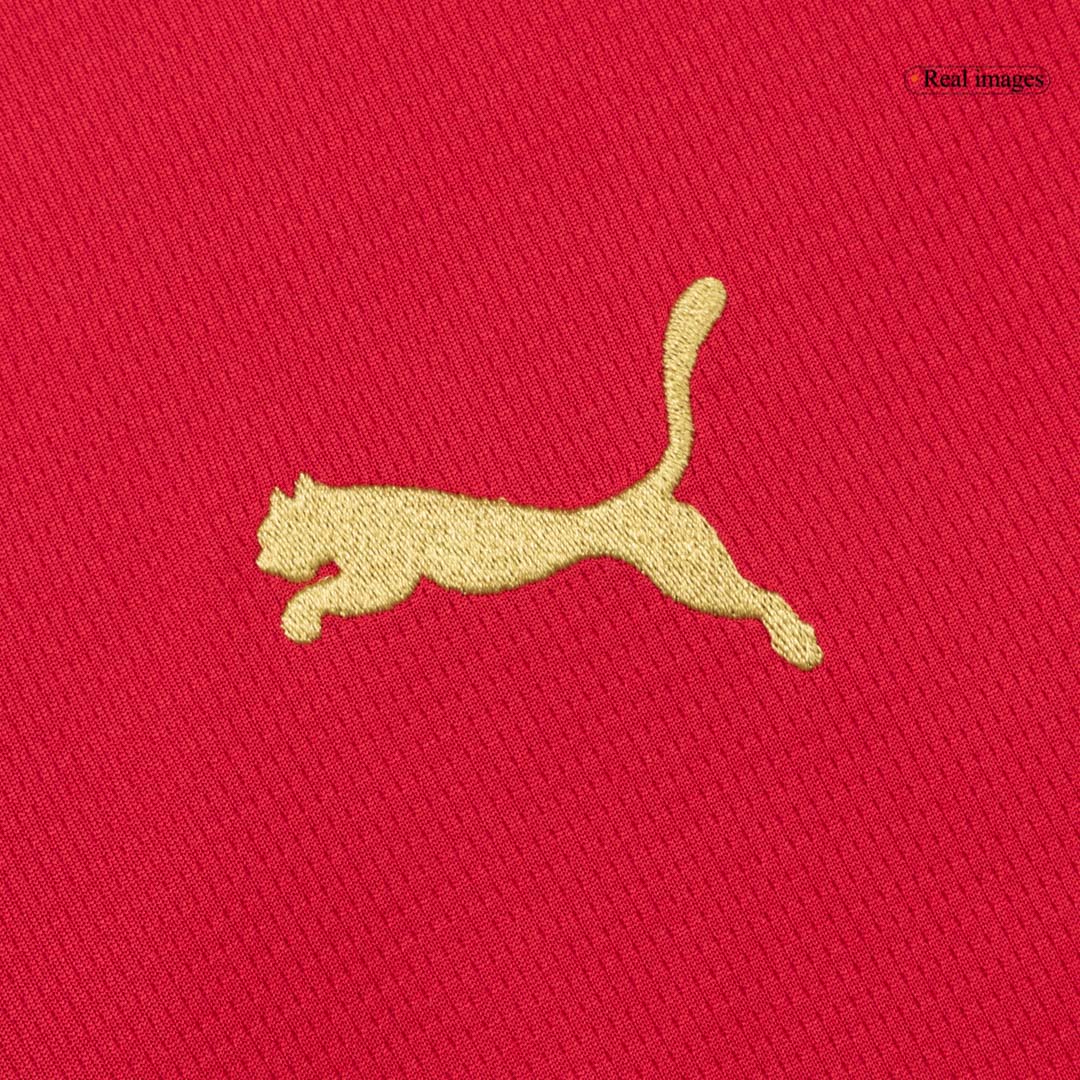 Heren Morocco Thuis Voetbalshirt WK Voetbal 2026 - close-up