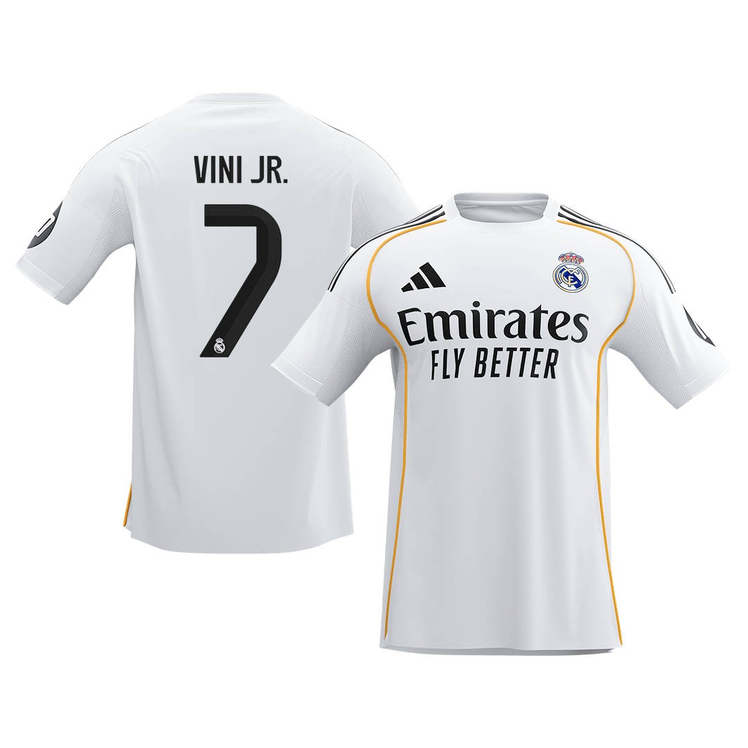 VINI JR. #7 Heren Real Madrid Thuis Voetbalshirt 2025/26 [PREMIUM]