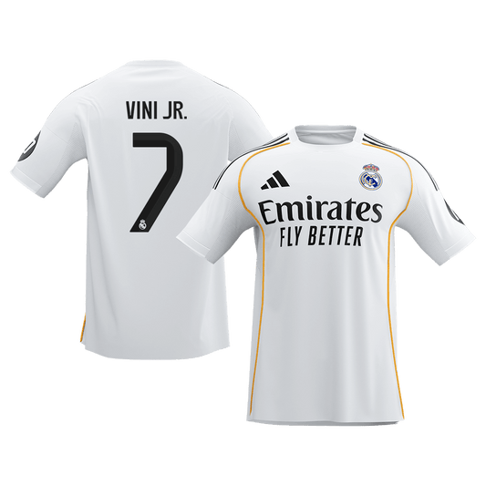 VINI JR. #7 Heren Real Madrid Thuis Voetbalshirt 2025/26 [PREMIUM]