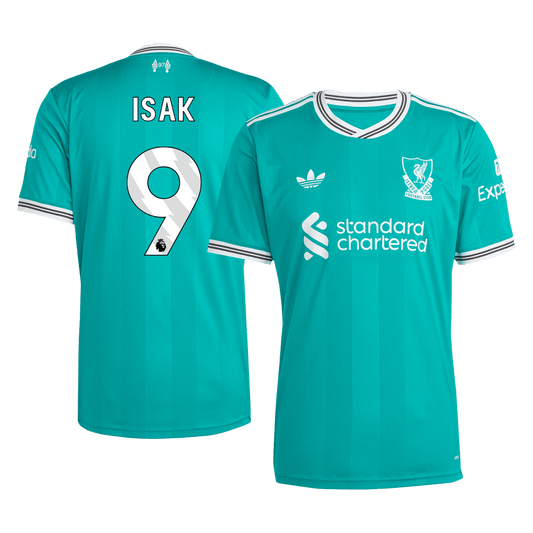 ISAK #9 Heren Liverpool Derde Voetbalshirt 2025/26