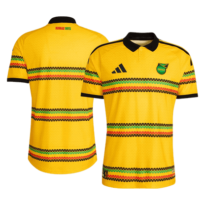 Jamaica Thuis Spelersversie Voetbalshirt WK Voetbal 2026 - Slim Fit - achterkant