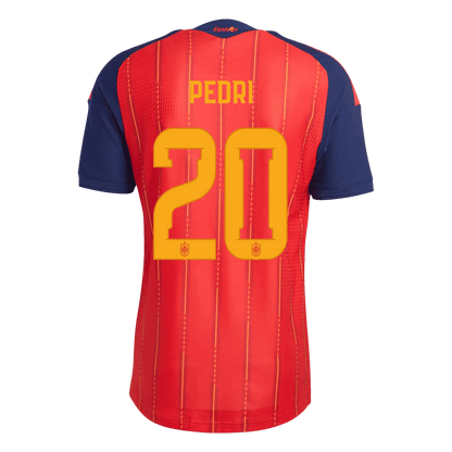 PEDRI #20 Spanje Spelersversie thuisshirt WK Voetbal 2026 - slim fit【Kampioenseditie】