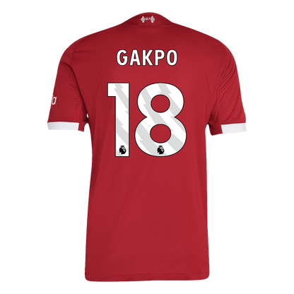 GAKPO #18 Liverpool Thuis Spelersversie Voetbalshirt 2025/26 - Slim Fit