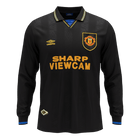 Retro Manchester United Uit Lange Mouwen Voetbalshirt 1993/94