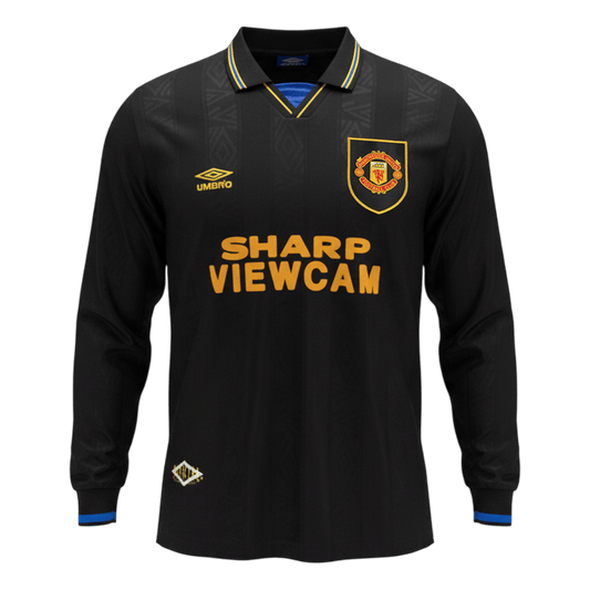 Retro Manchester United Uit Lange Mouwen Voetbalshirt 1993/94