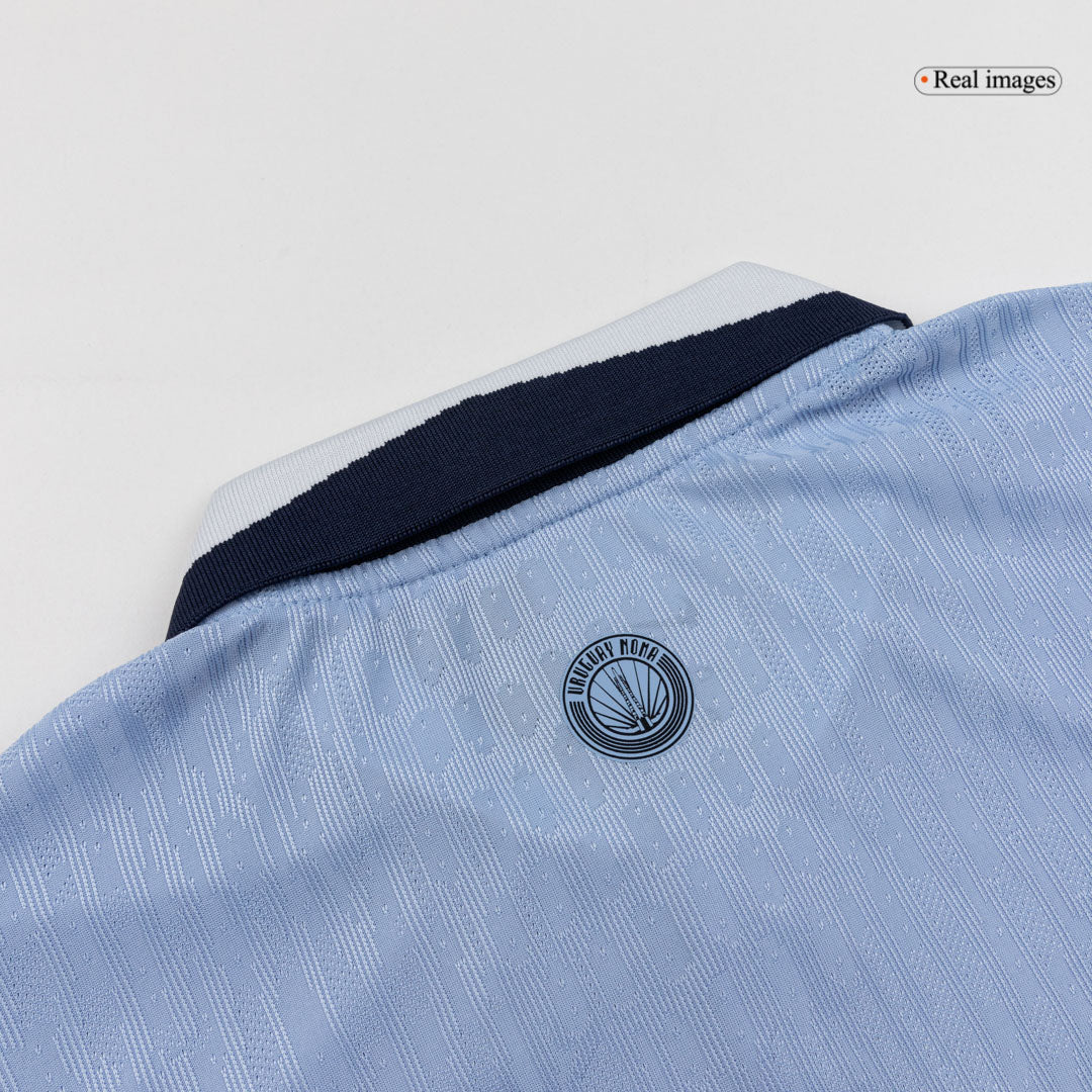 Uruguay Thuis Spelersversie Voetbalshirt WK Voetbal 2026 - Slim Fit - achterkant