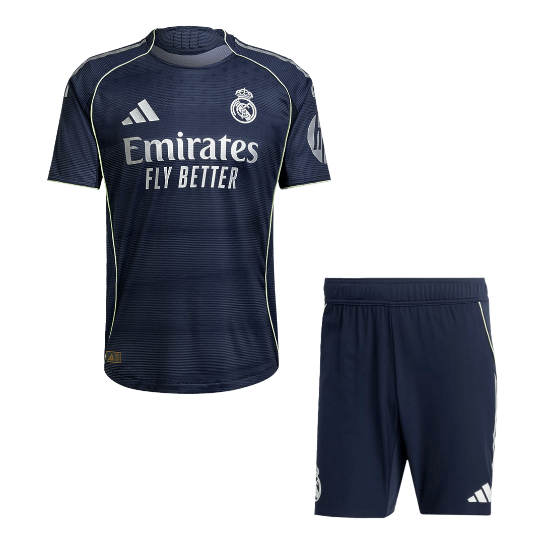 Real Madrid Uit Spelersversie Set 2025/26 - Slim Fit