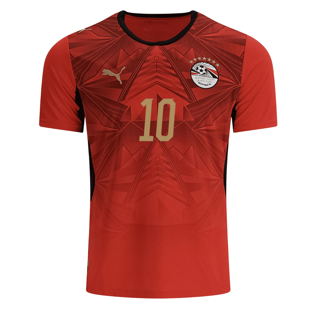 M.SALAH #10 Heren Egypt Thuis Voetbalshirt WK Voetbal 2026 - voorkant
