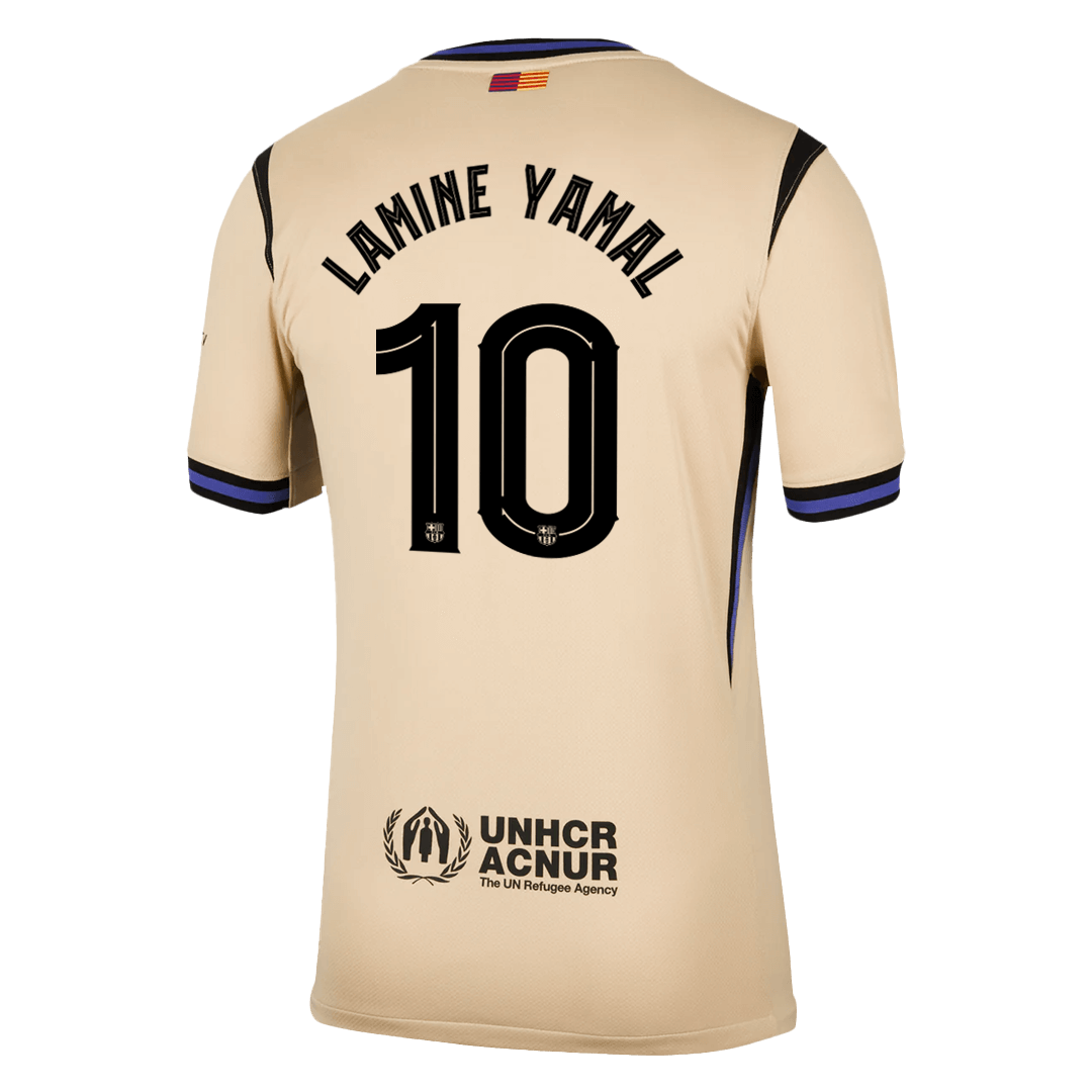 LAMINE YAMAL #10 Heren Barcelona Uit Voetbalshirt 2025/26 - UCL
