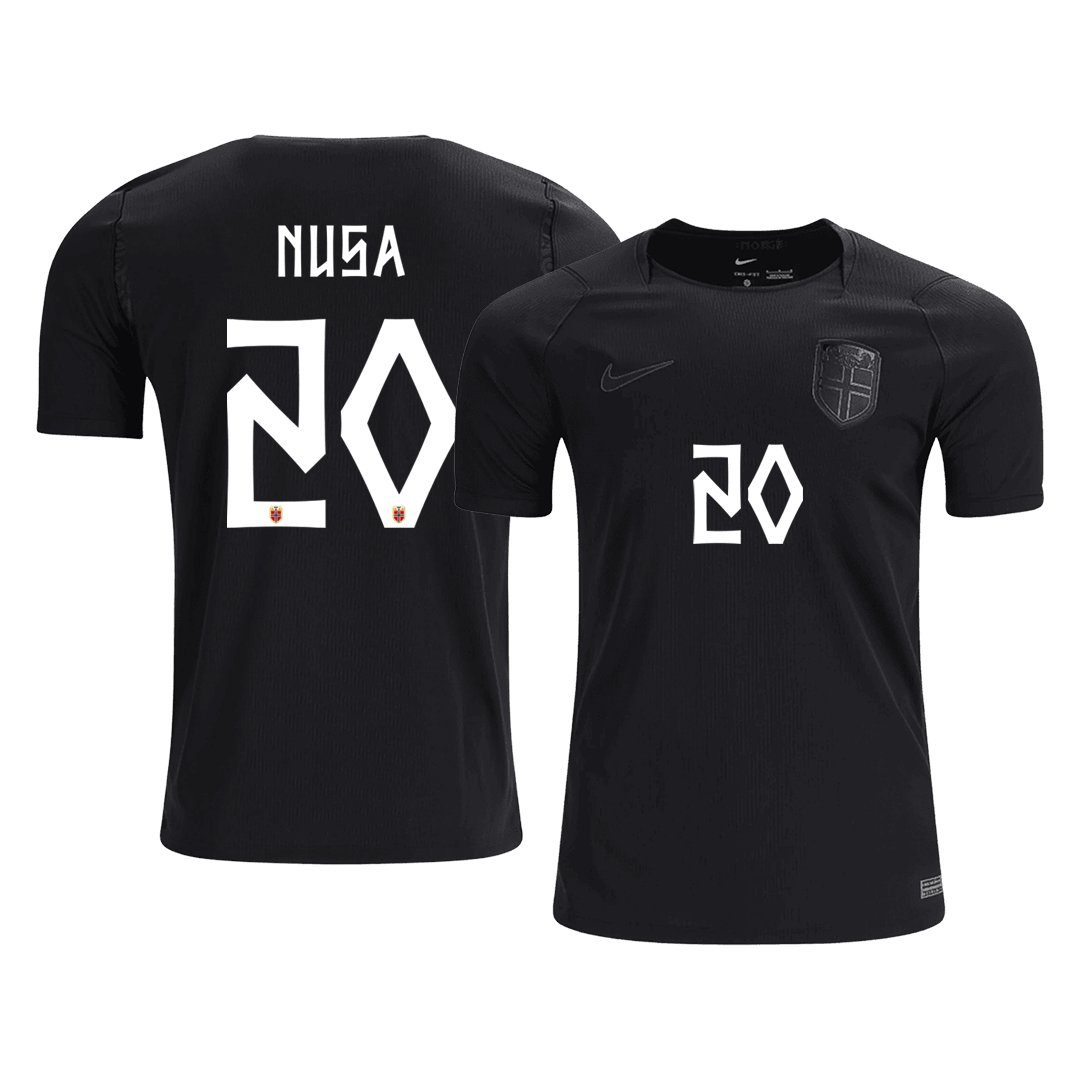 NUSA #20 Heren Norway Uit Voetbalshirt WK Voetbal 2026 - voorkant