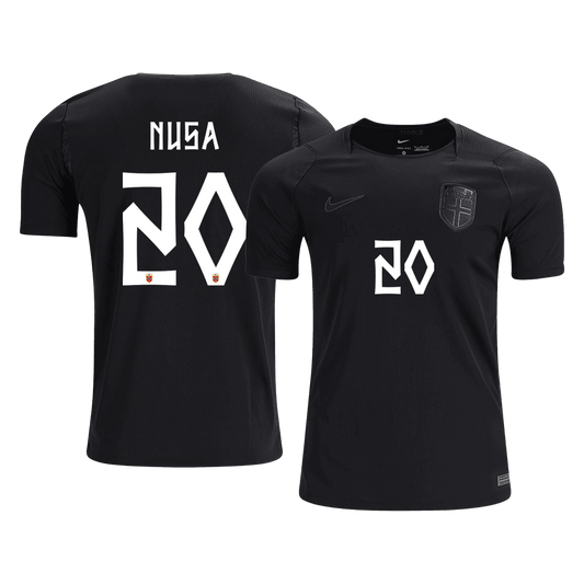 NUSA #20 Heren Norway Uit Voetbalshirt WK Voetbal 2026 - voorkant