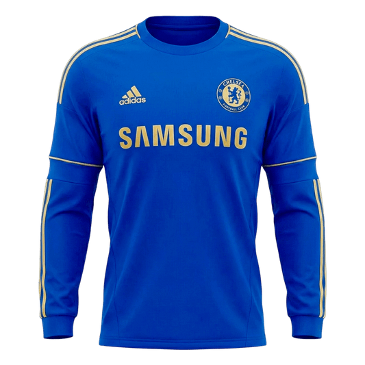 Retro Chelsea Thuis Lange Mouwen Voetbalshirt 2012/13